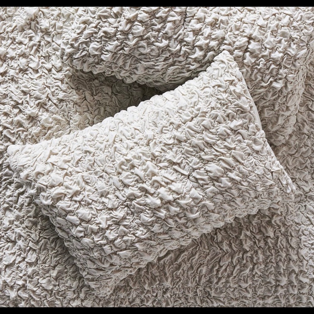 NWT Anthropologie Textured Blythe Jersey Pillow Sham